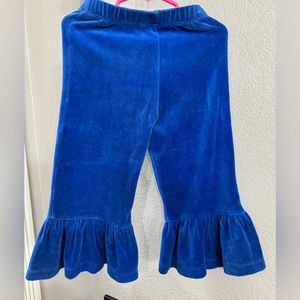 Matilda Jane pants, blue velour